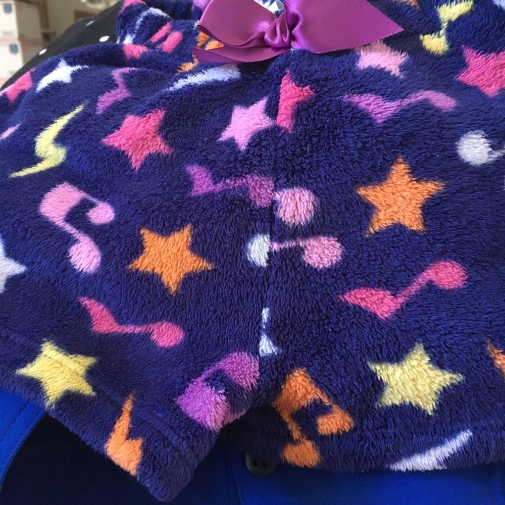 Little girls fleece sleep shorts extra small 6